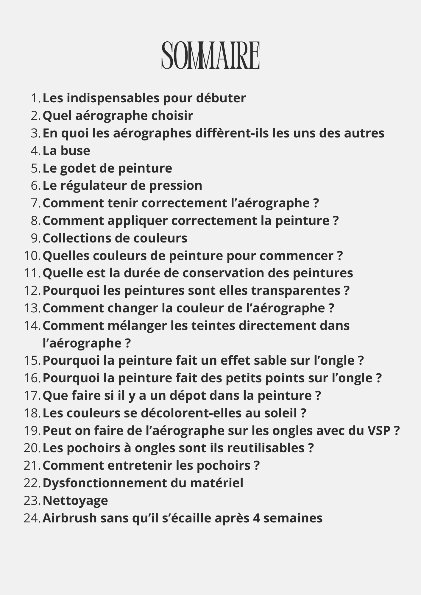 Ebook "TOUT CONNAÎTRE SUR L'AIRBRUSH"